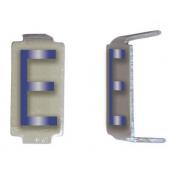  LOT 25 LETTRES E 6X11 ALU IVOI 