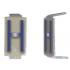  LOT 25 LETTRES H 6X11 ALU IVOI 
