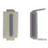  LOT 25 LETTRES I 6X11 ALU IVOI 