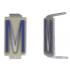  LOT 25 LETTRES M 6X11 ALU IVOI 