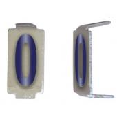  LOT 25 CHIFFRES 0 6X11 ALU IVO 