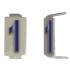  LOT 25 CHIFFRES 1 6X11 ALU IVO 