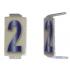  LOT 25 CHIFFRES 2 6X11 ALU IVO 