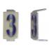  LOT 25 CHIFFRES 3 6X11 ALU IVO 