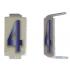  LOT 25 CHIFFRES 4 6X11 ALU IVO 