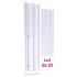  LOT DE 20 GOULOTTES GTL 2X13 M 