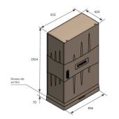  Armoire BPS Eclair avec socle 