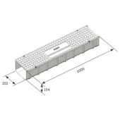  Caniveau au sol longueur 1m - 
