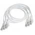  LOT DE 5 CORDONS PLATS RJ45 FT 