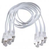  LOT DE 5 CORDONS PLATS RJ45 FT 