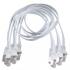  LOT DE 5 CORDONS PLATS RJ45 FT 