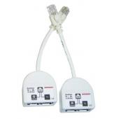  KIT DE DOUBLEURS RJ45 TV/ETHER 