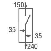  SPCM 200A avec 2 d�rivations l 