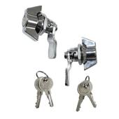  Lot de 2 serrures pour armoire 