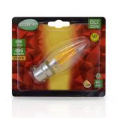  LED FIL COB FLAMME B22 4W 2700 