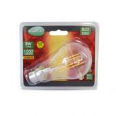  LED FIL COB BULB B22 8W 2700K 