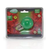  LED 1W BULB E27 VERT 