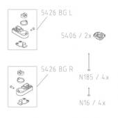  SET PIVOT BAS RAYA 5426 ARGT P 