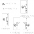  SET 4 ROULETTES CC E3R/L / G3R 