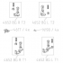  SET 4 GUIDE BAS CC E3R/L / G3R 