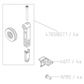  SET 4 ROULETTE LI  C2R/L / D4B 