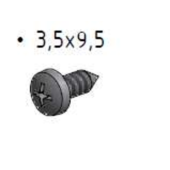  Set 18 vis 3.5 x 9.5 M0806 (ND 