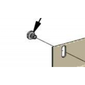  Set 6 vis de roulette EQUI M08 