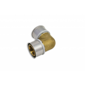  Coude  90 63x63mm LAITON 