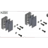  SUPPORTS BARRE DE MAINTIEN P45 