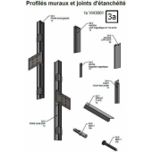  Profils de fixation muraux ca 