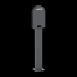  EVlink Pro AC - Pied mtal pou 