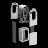  EVlink Pro AC - Kit metallique 