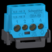  Linergy - bornier 80A  vis 4 