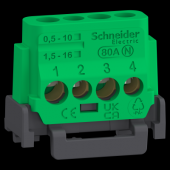 Linergy - bornier 80A  vis 4 