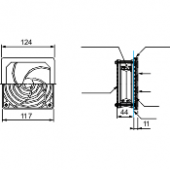  ClimaSys - ventilateur 65m3/h 