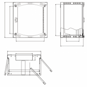  Actassi Coffret mural OPB 18U 