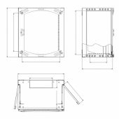  Actassi Coffret mural OPB 9U L 