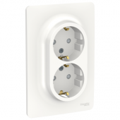  Unica - prise double 2P+T pour 