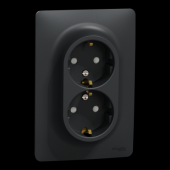  Unica - prise double 2P+T pour 