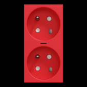  Unica - prise double lumineuse 