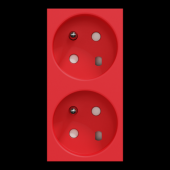  Unica - prise double 2P+T - FR 