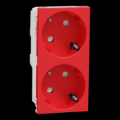  Unica - prise double 2P+T - DE 