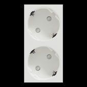  Unica - prise double 2P+T - DE 