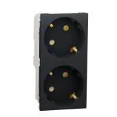  Unica - prise double 2P+T - DE 