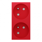  Unica - prise double 2P+T - FR 