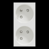  Unica - prise double 2P+T - FR 