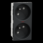  Unica - prise double lum 2P+T 