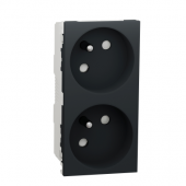  Unica - prise double 2P+T - FR 