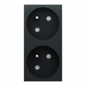  Unica - prise double 2P+T - FR 