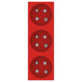  Unica - prise triple 2P+T - FR 